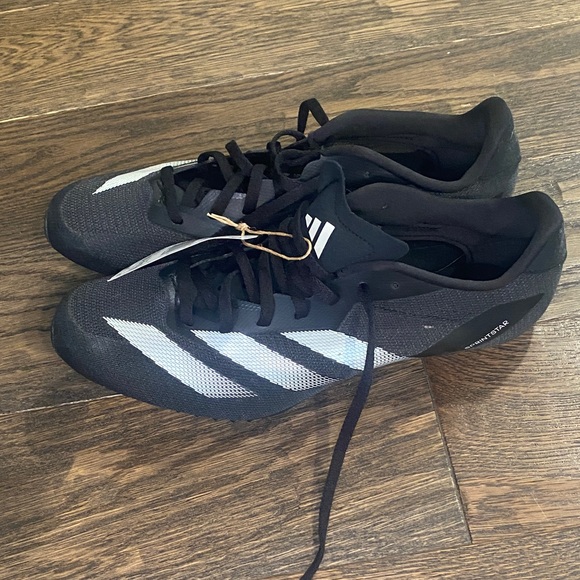 Adidas Men's Black and White Sprintstar Running Shoes - Picture 3 of 4